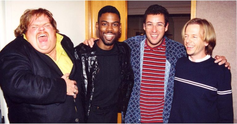 Adam Sandler Launched A Song In Memories Of Chris Farley, Who Passed Away 21 Years Ago