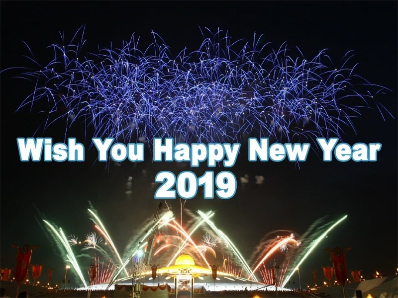 Advance Happy New Year 2019 WhatsApp Stickers Status Gif