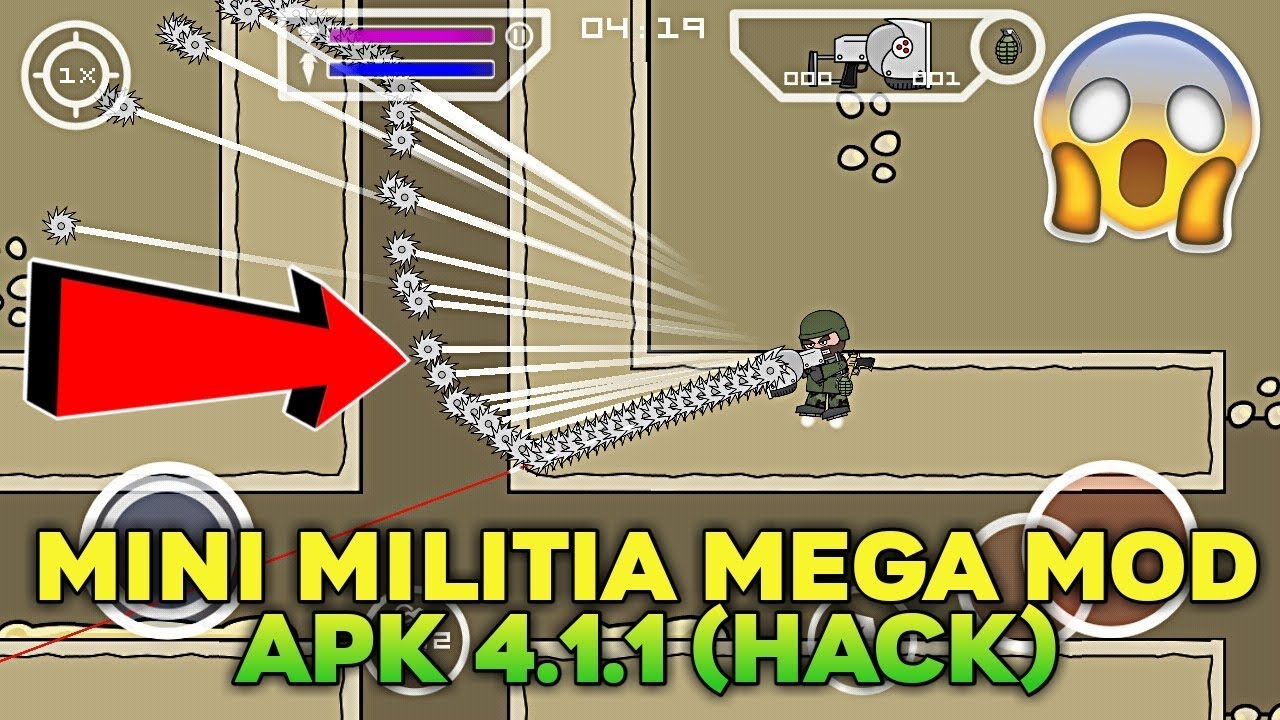 mini militia wall hack