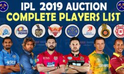 IPL 2019; Complete Auction List; Live Update Full List Of Sold & Unsold Players