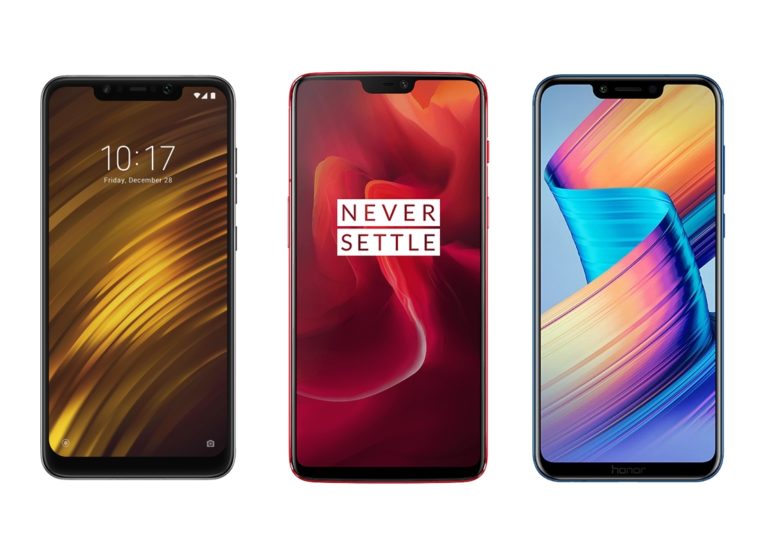 OnePlus 6T vs Honour 8x vs Xiaomi Mi A2 vs Poco F1: Detailed Comparison
