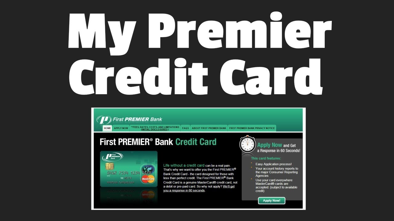 First Premier Credit Card: Everything You Need To Know Right Now