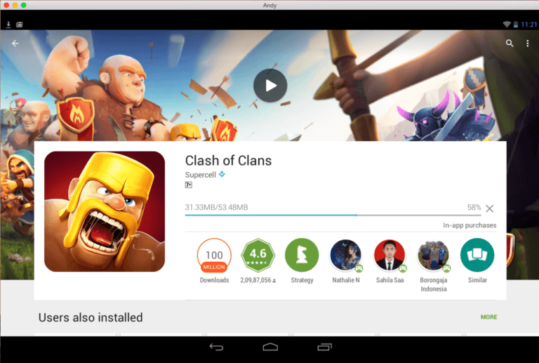 how to type in clash of clans bluestacks