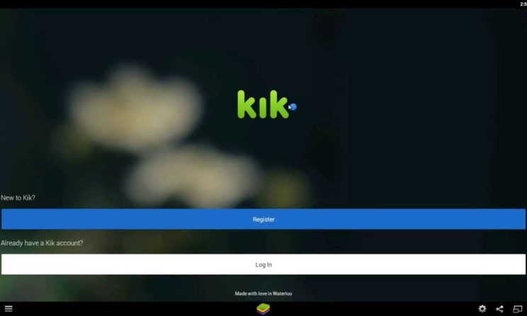 old version of kik messenger