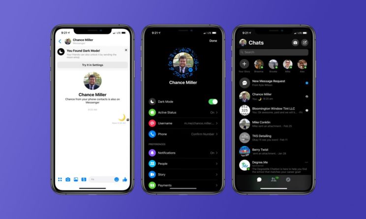 Here Is How To Enable The Dark Mode On Facebook Messenger!
