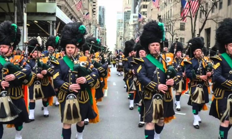 St. Patrick Festival 2019 : Festival Parade 14th -18th March. Dublin, Ireland