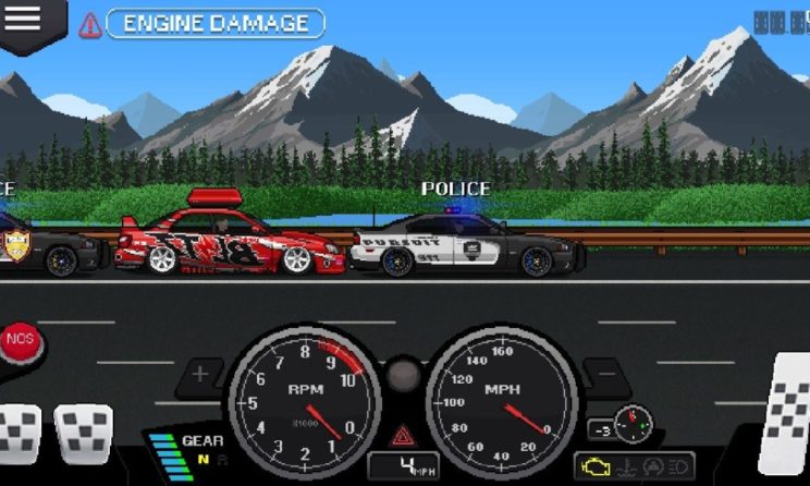 Download Pixel Car Racer APK + Mod: Download And Get Unlimited Money