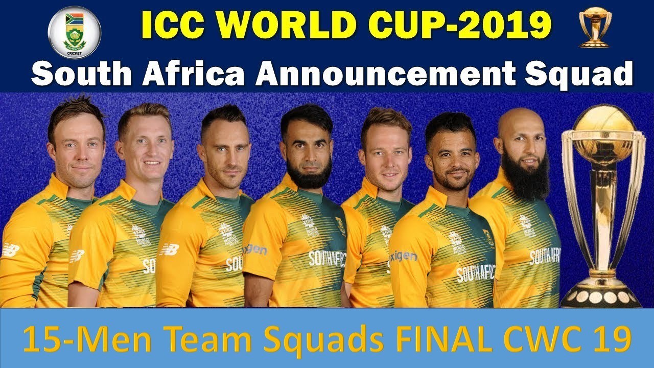 ICC Cricket World Cup 2019: South Africa Announced Final Squad, Chris Morris Misses Out