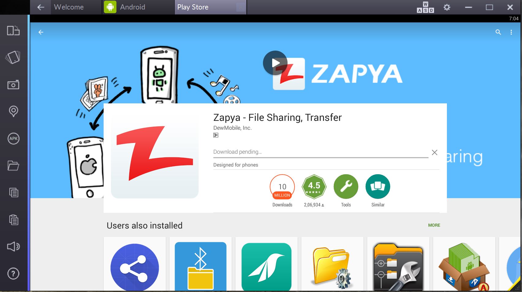 zapya for windows phone