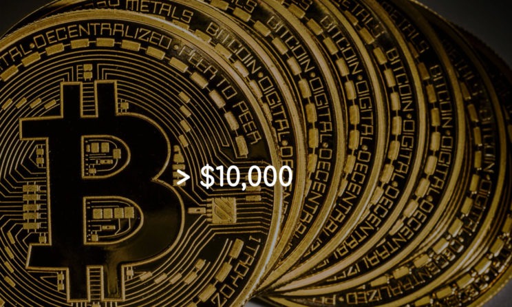 Bitcoin Crosses $10,000 Mark For The First Time In 15 Months