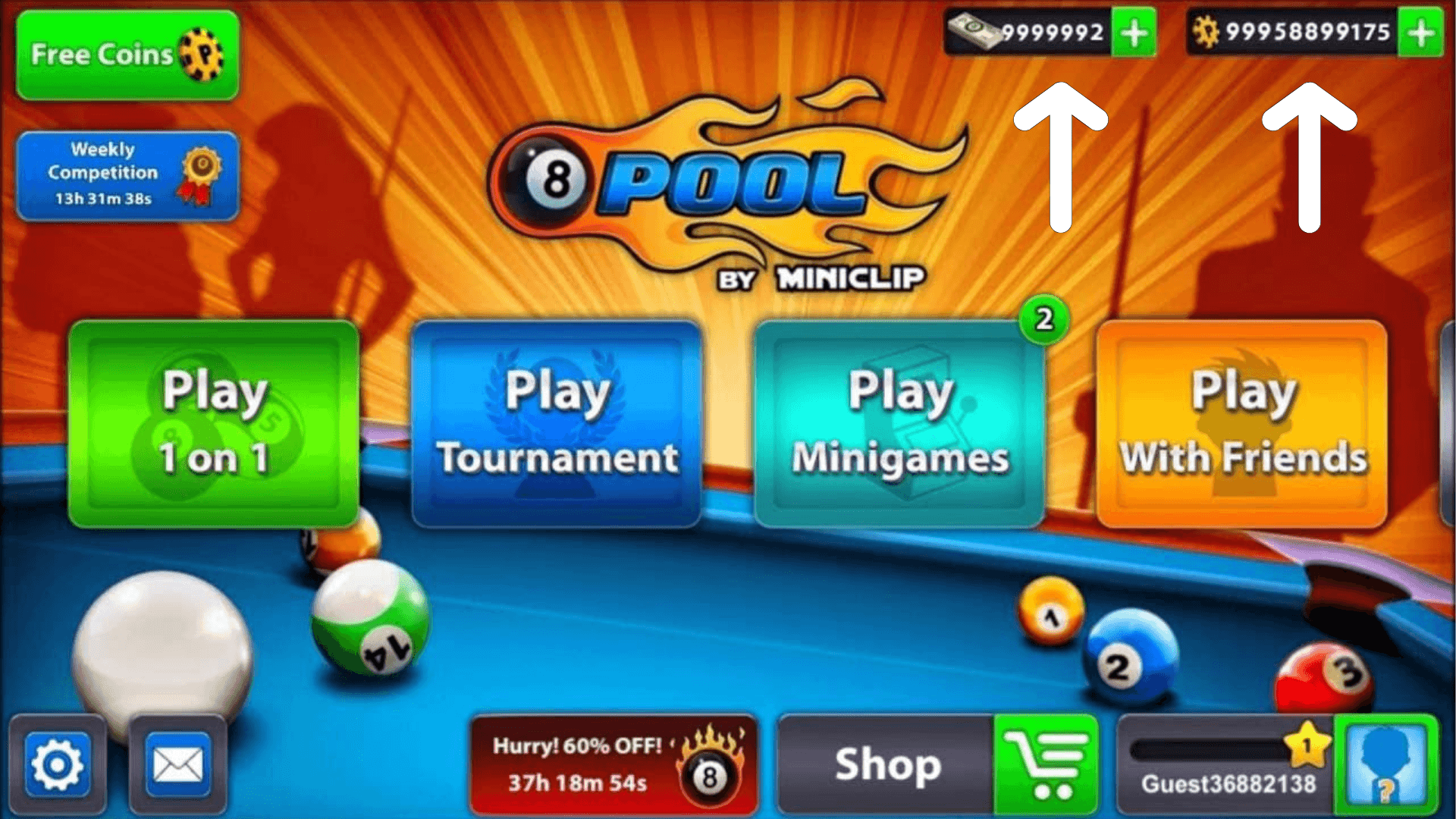 download 8 ball pool mod menu