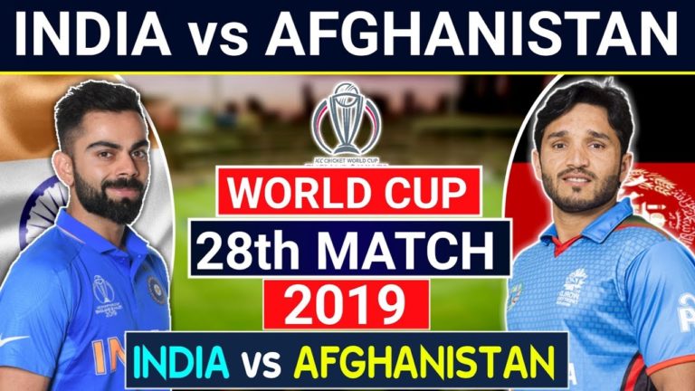 ICC World Cup 2019: India Is All Set To Face-off Afghanistan For A Win To Reach On Semi-final