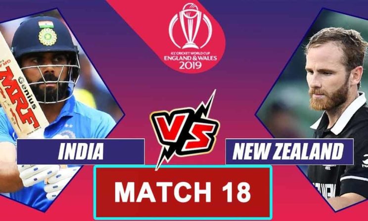 India vs New Zealand World Cup 2019 Match 18, Live Streaming, Preview, Teams, Results