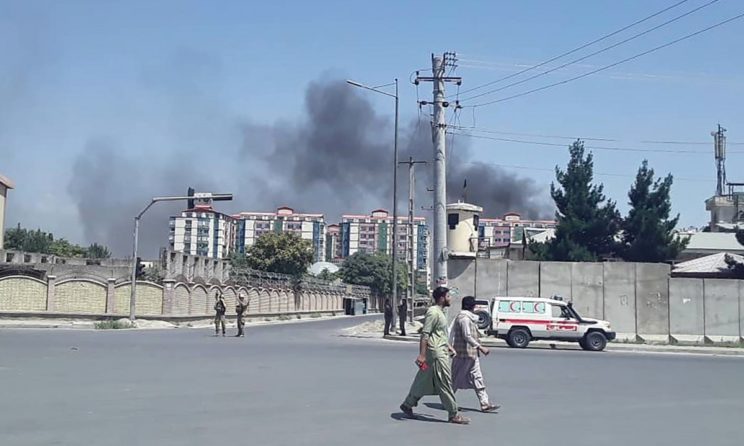 Deadly Bomb Blast And Firing Shook Afghan Capital, Leaving At Least 65 People Wounded