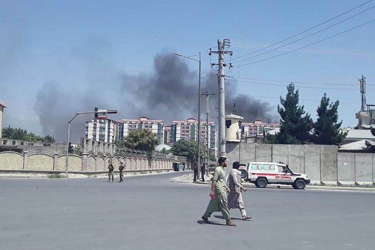 Deadly Bomb Blast And Firing Shook Afghan Capital, Leaving At Least 65 People Wounded