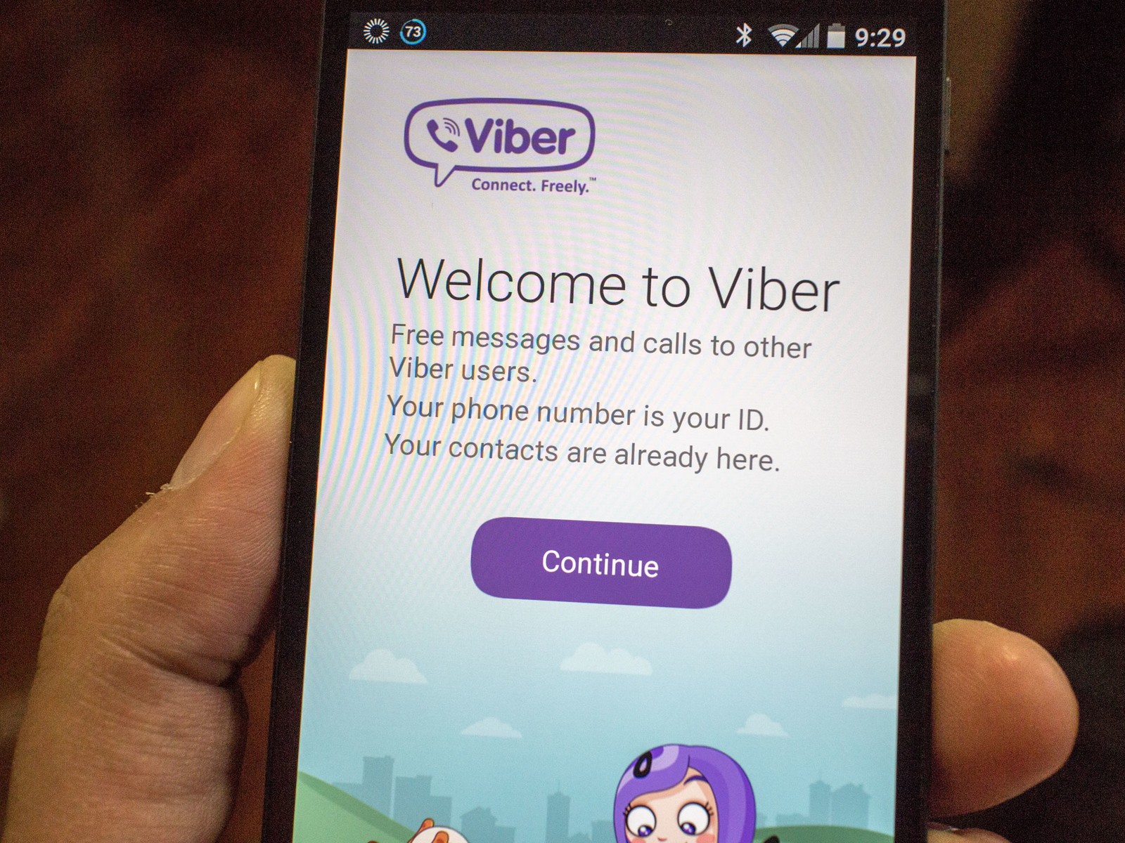 how to use viber massenger in iphone
