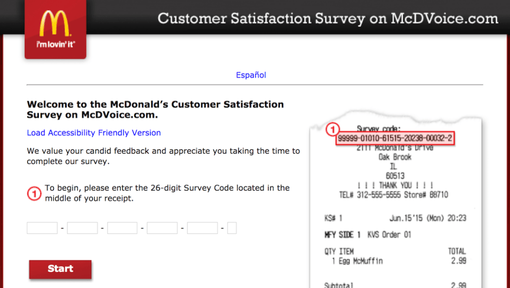 McDVOICE How To Finish The Mcdonald's Customer Satisfaction Survey?