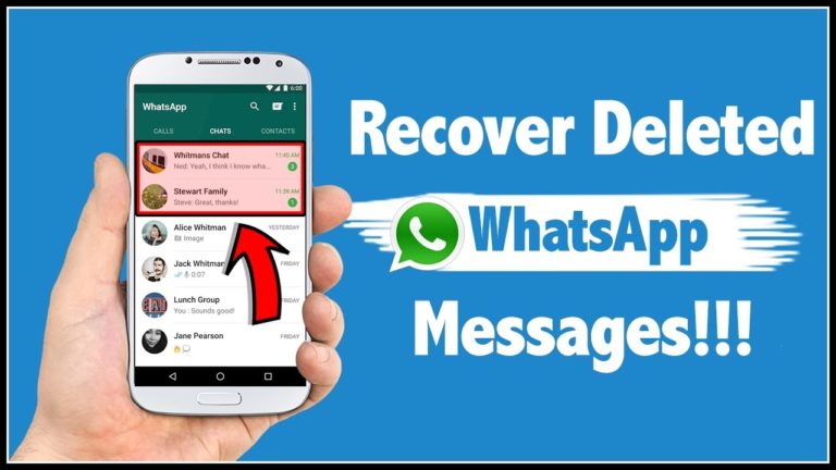 Here Is How To Recover Deleted WhatsApp Messages