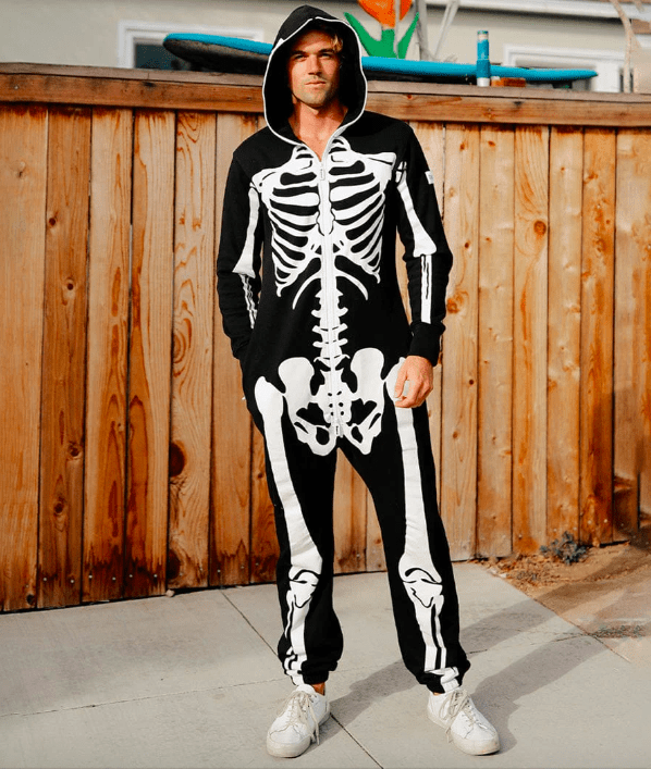 Skeleton costume for Halloween