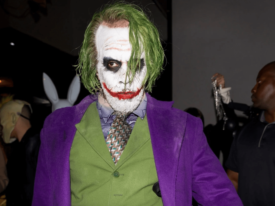 Joker costume for Halloween