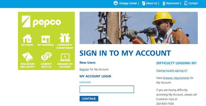 Pepco Login Guide At www.pepco.com [Step By Step]