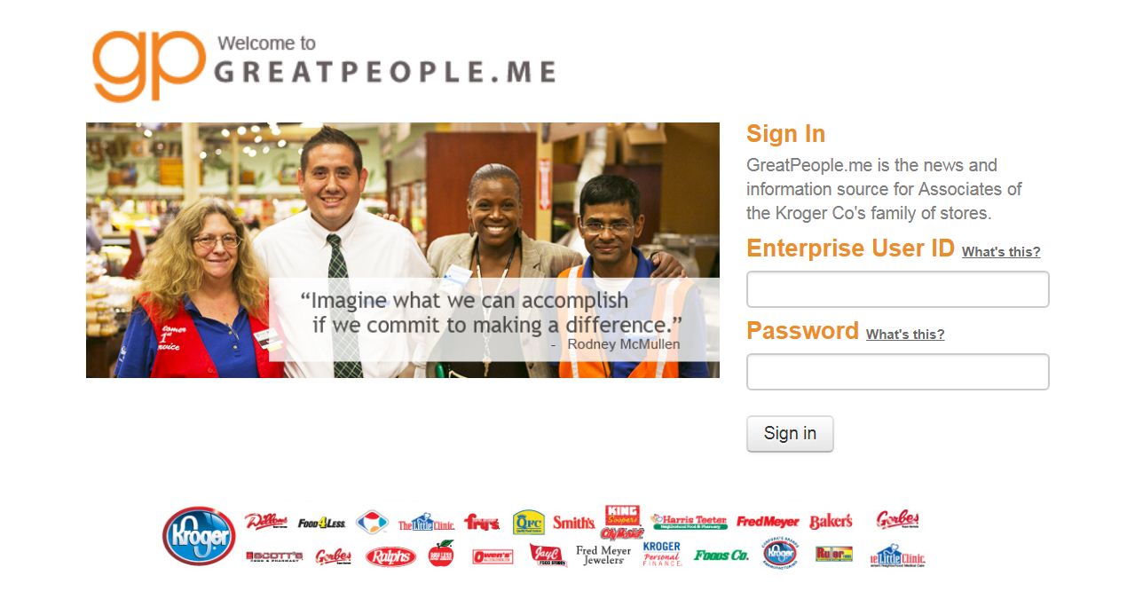 Greatpeople.Me: Kroger Official Employees Portal Login