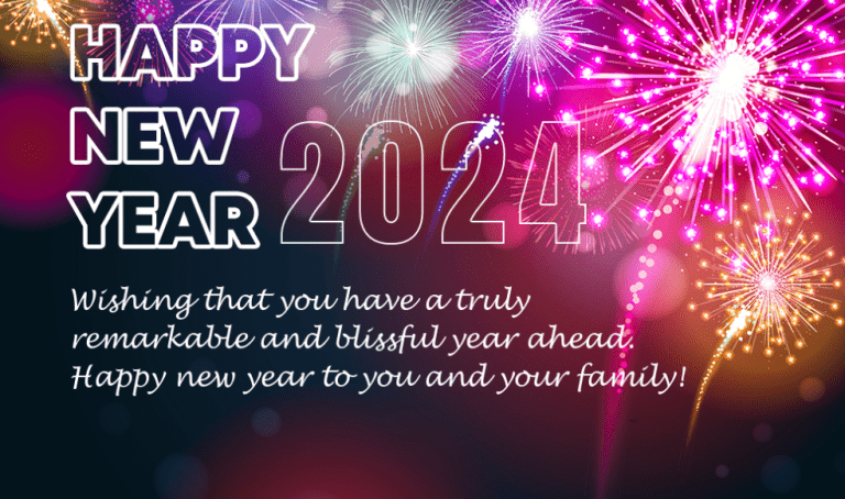 Happy New Year 2024 Wishes Messages Wallpapers WhatsApp Status DP