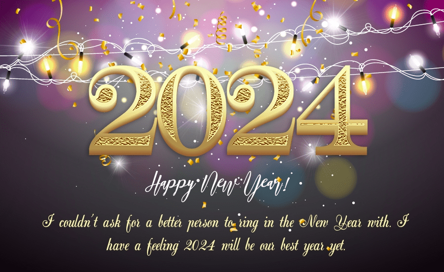 Happy New Year 2024 Wishes Messages Wallpapers