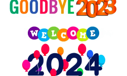 Advance Happy New Year 2024 WhatsApp Stickers, Status, Gif Images, & Greetings!