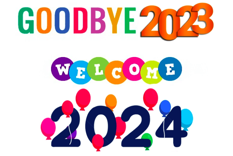 Advance Happy New Year 2024 WhatsApp Stickers, Status, Gif Images, & Greetings!